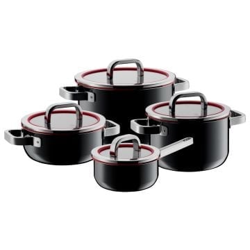 Fusiontec Functional Topf-Set, 4-teilig  Black